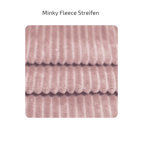 Minky Fleece Streifen