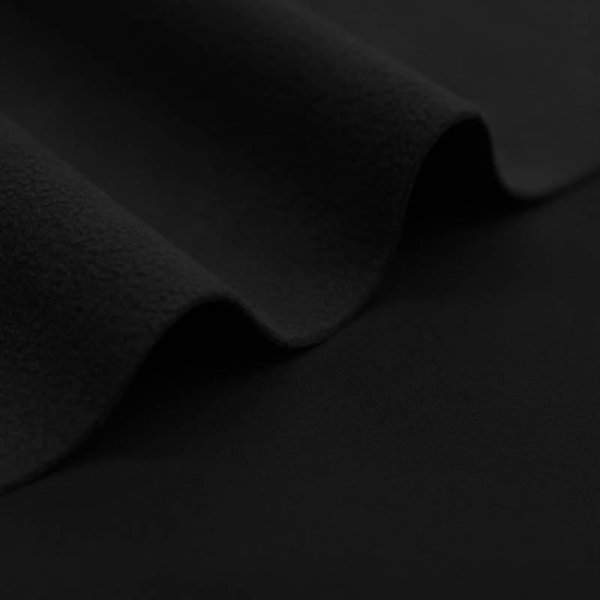 Softshell unifarben in schwarz